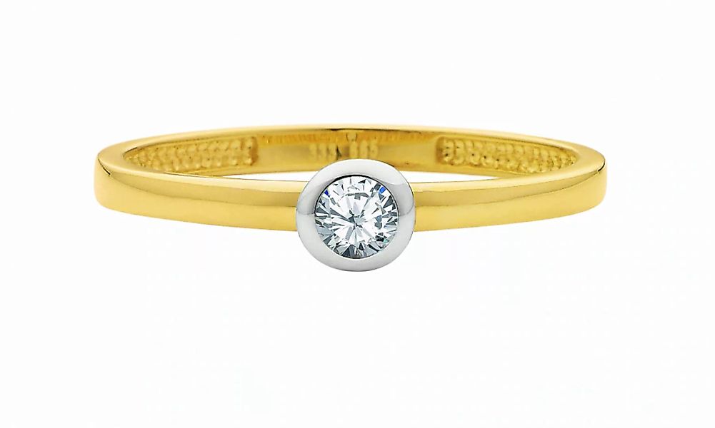 Adelia´s Goldring "333 Gold Ring mit Zirkonia", mit Zirkonia Goldschmuck fü günstig online kaufen