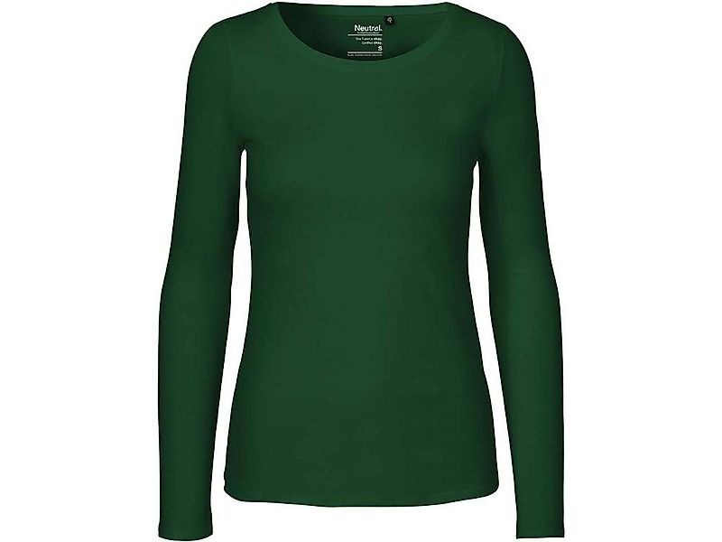 Neutral Langarmshirt Neutral Bio-Damen-Langarmshirt mit Rundhalsausschn günstig online kaufen