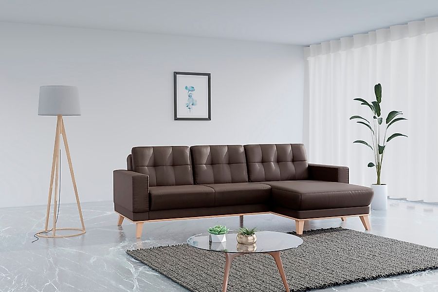sit&more Ecksofa "Lavida L-Form" wahlweise mit Kippfunktion und Bettkasten günstig online kaufen