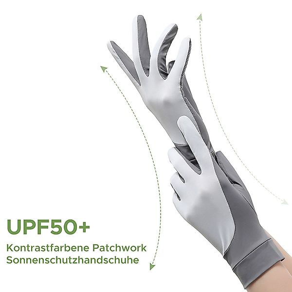 Refttenw Fahrradhandschuhe Damen UV Sonnenschutz Handschuhe, günstig online kaufen