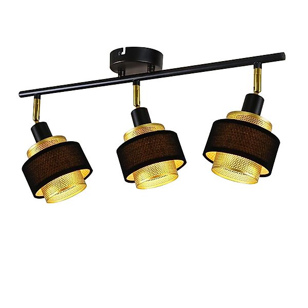 ZMH Deckenstrahler Schwarz E14 Retro Strahler günstig online kaufen