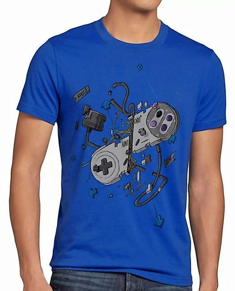 style3 Print-Shirt Herren T-Shirt 16-Bit Gamer snes nes kart super nintendo günstig online kaufen