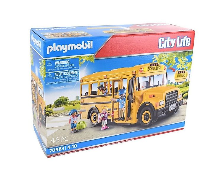 Playmobil® Playmobil 70983 City Life Schulbus mit Licht und Stoppschild Spi günstig online kaufen
