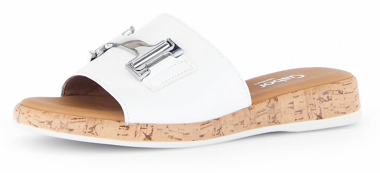 Gabor RHODOS Pantolette, Sommerschuh, Schlupfschuh Komfortschuh in Weite G günstig online kaufen