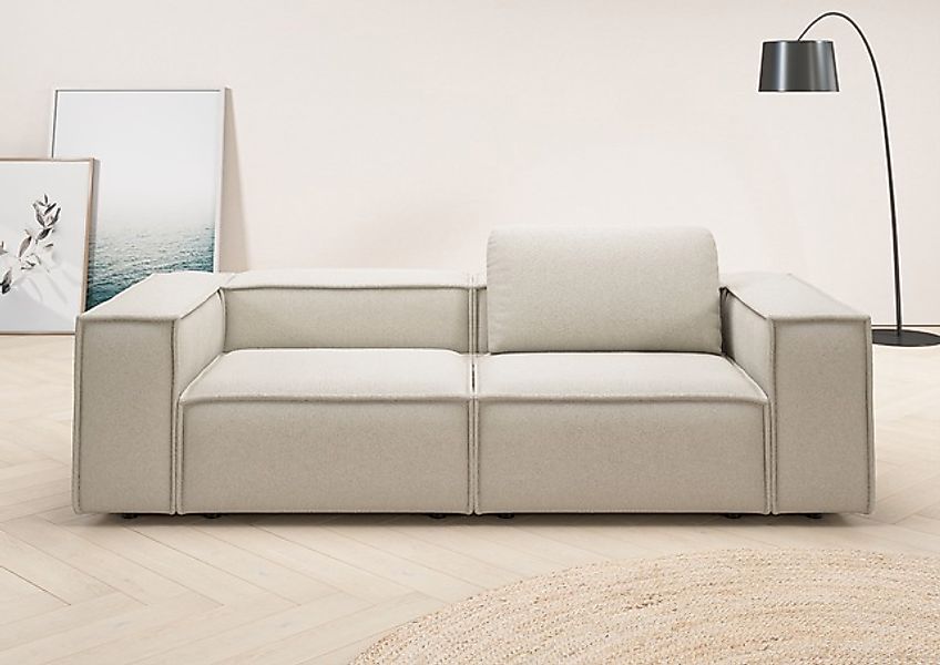 Home affaire 2-Sitzer »Watertown, modernes Sofa 246 cm breit, auch in Feinc günstig online kaufen