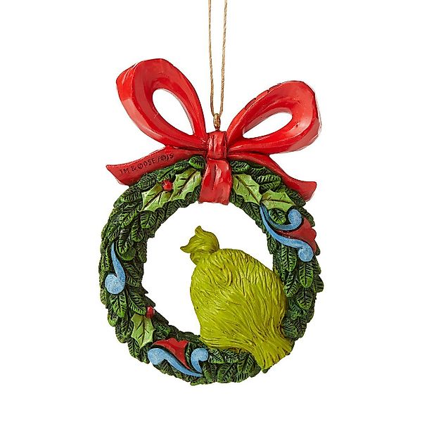 enesco Christbaumschmuck Grinch späht durch Kranz günstig online kaufen