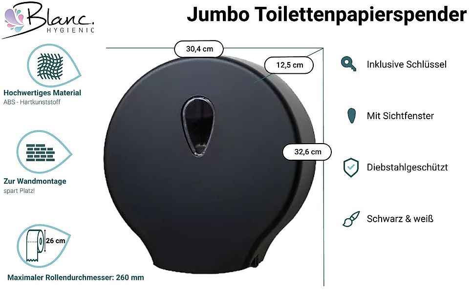 Blanc Hygienic Toilettenpapierhalter günstig online kaufen