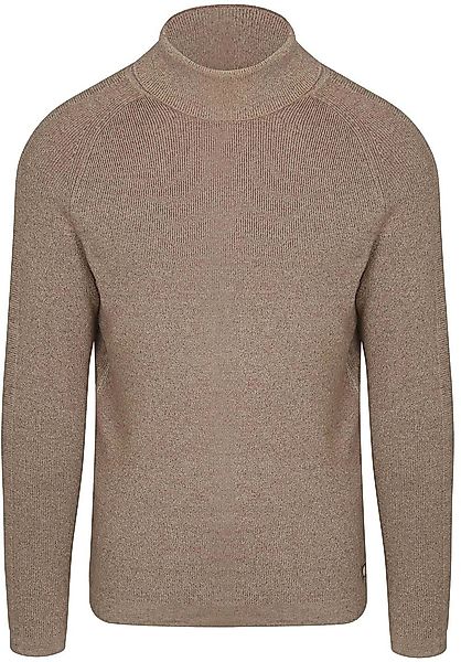 Blue Industry Rollkragenpullover Melange Beige - Größe M günstig online kaufen