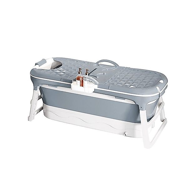 JEOBEST Badewanne Faltbare Badewanne Erwachsene 118x60x53cm Seifenkorb, Mas günstig online kaufen