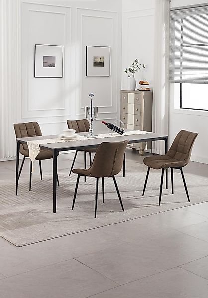 Woltu 4-Fußstuhl (6 St), Polsterstuhl mit günstig online kaufen