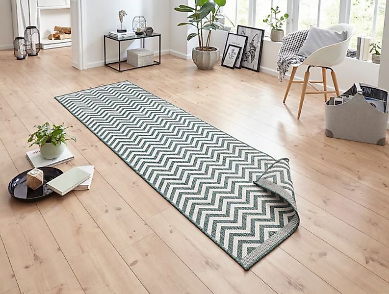 HANSE Home Teppich »Palma Wendeteppich«, rechteckig, 5 mm Höhe, In-& Outdoo günstig online kaufen