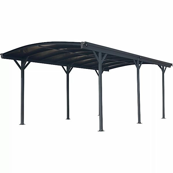 Westmann Rundbogen-Einzelcarport Anthrazit 300 cm x 576 cm günstig online kaufen