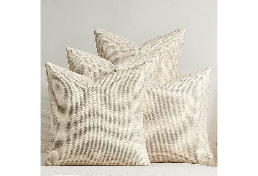 Topfinel Kissenbezug 40x40 samt kissenbezüge 50x50 Weich Sofa Deko Rattanst günstig online kaufen