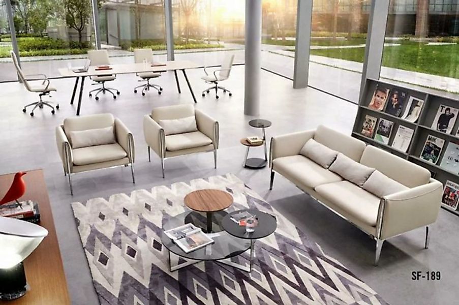 JVmoebel Sofa Moderne Sofagarnitur 3+1+1 Sitzer Sofa Couch Polster Garnitur günstig online kaufen