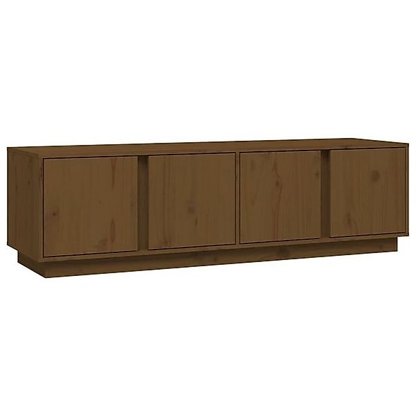 furnicato TV-Schrank Honigbraun 140x40x40 cm Massivholz Kiefer (1-St) günstig online kaufen