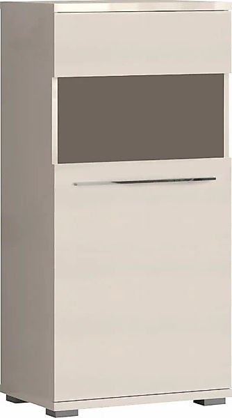 Places of Style Highboard "Piano Vitrine", UV lackiert, Soft-Close Funktion günstig online kaufen