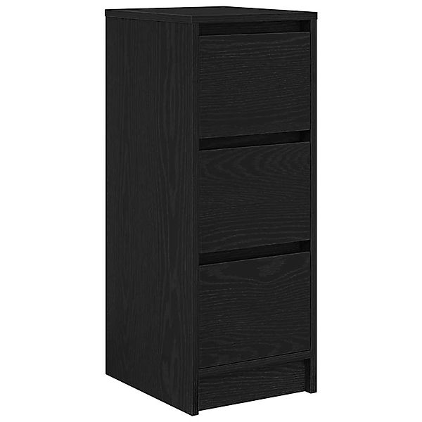 vidaXL Sideboard Schwarz Eichen-Optik 29,5x34x76 cm Holzwerkstoff 861635 günstig online kaufen