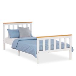 Homestyle4u Holzbett 90/140x200 70x140 Doppelbett Jugendbett günstig online kaufen