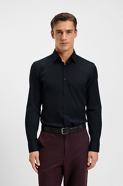 BOSS Businesshemd Slim-Fit, aus funktionalem Stretch-Twill, Kentkragen günstig online kaufen