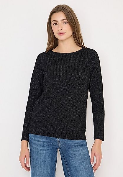 CECIL Langarmshirt aus softem Materialmix günstig online kaufen