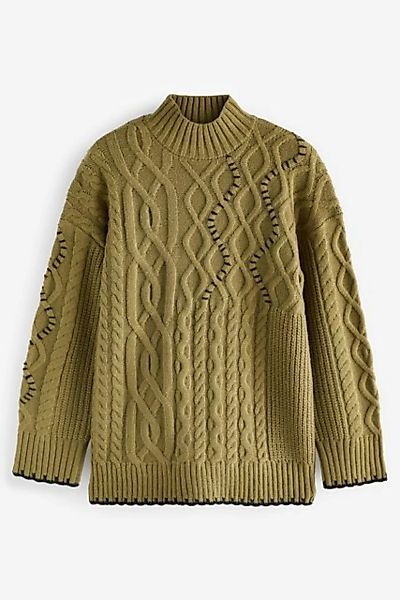 Next Strickpullover Pullover mit Zopfmuster (1-tlg) günstig online kaufen