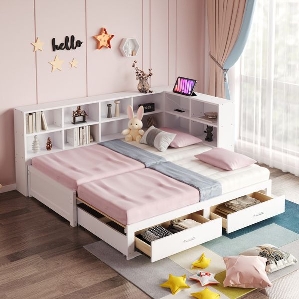 Flieks Daybett, Kinderbett Tagesbett 90/180x190cm mit günstig online kaufen