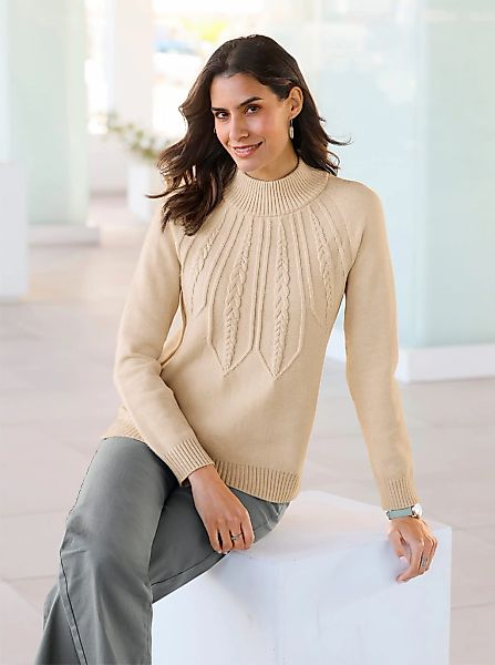 Inspirationen Stehkragenpullover "Pullover" günstig online kaufen