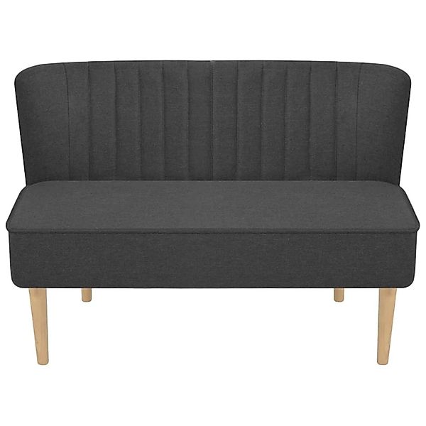 vidaXL Sofa Stoff 117 x 55,5 x 77 cm Dunkelgrau günstig online kaufen