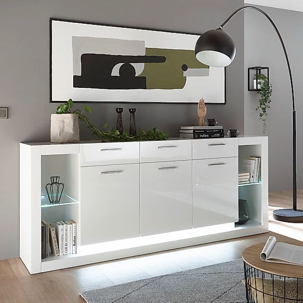Home affaire Sideboard "MERAN" Breite ca. 198 cm günstig online kaufen