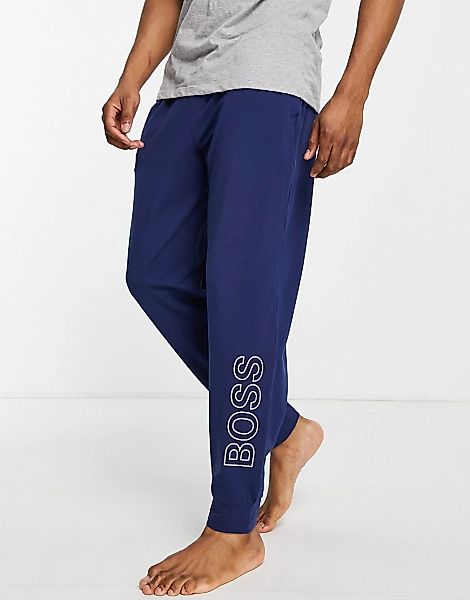 BOSS – Bodywear Identity – Jogginghose in Marineblau günstig online kaufen