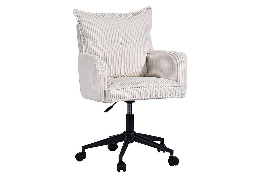 Duhome Bürostuhl (9-237), Schreibtischstuhl aus Kordsamt, Drehstuhl Höhenve günstig online kaufen