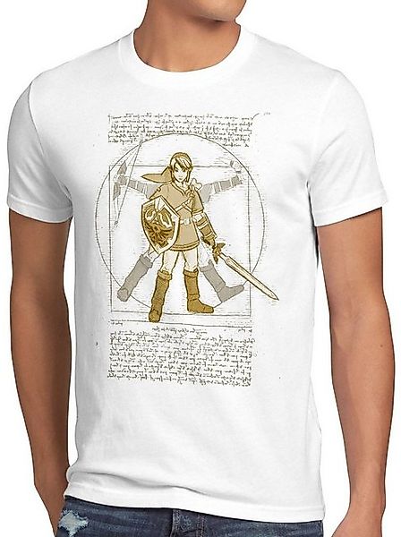 style3 T-Shirt Vitruvianischer Link zelda snes nes legend ocarina günstig online kaufen