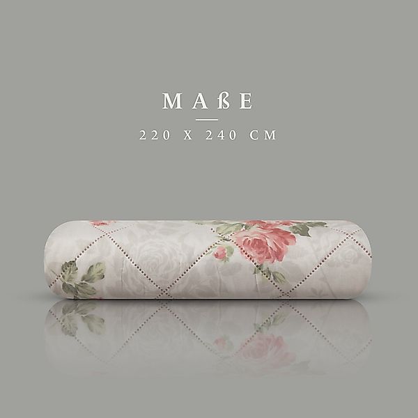 Bestlivings Tagesdecke 220x240 cm, mit Steppung günstig online kaufen