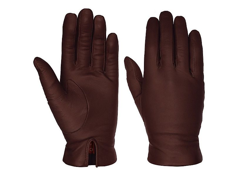 Caridei Lederhandschuhe (1-St) Fingerhandschuhe mit Futter, Made in Italy günstig online kaufen