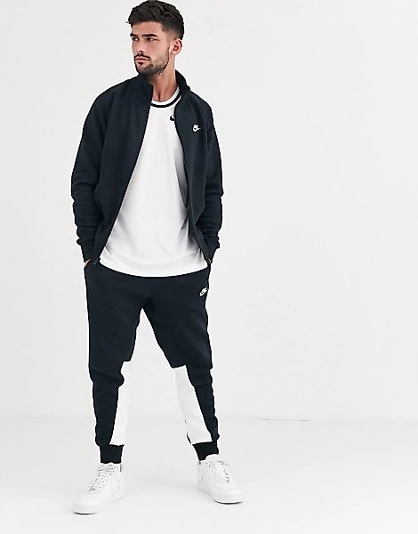 Nike – Schwarzes Trainingsanzug-Set günstig online kaufen