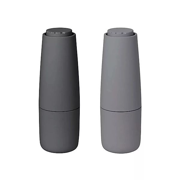 Salpi Salz- und Pfeffermühle Kunststoff Sharkskin-magnet (grau-grau) günstig online kaufen