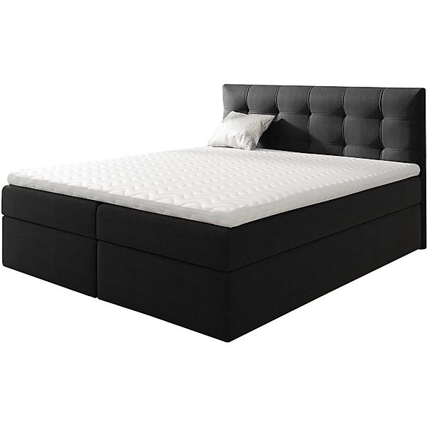 Beautysofa Boxspringbett TOPIQ mit Bettkasten (Bett günstig online kaufen