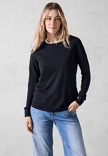 CECIL Strickpullover mit Rundhalsausschnitt günstig online kaufen
