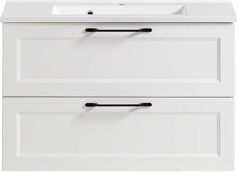 welltime Waschtisch "Lana", Badmöbel inkl. Waschbecken, 80 cm breit günstig online kaufen