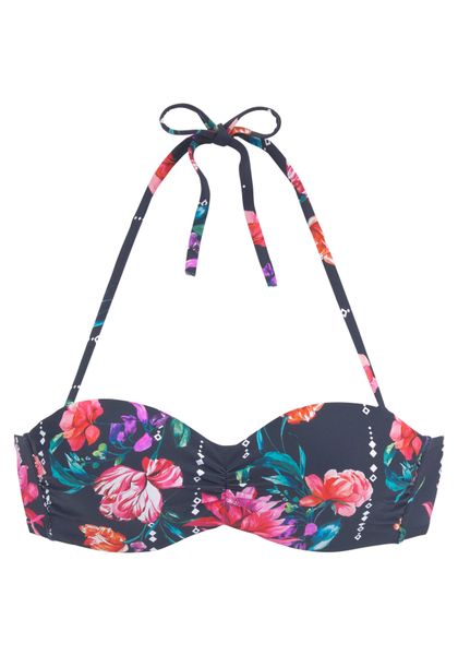 Sunseeker Bügel-Bandeau-Bikini-Top Modern, mit Blumenprint günstig online kaufen