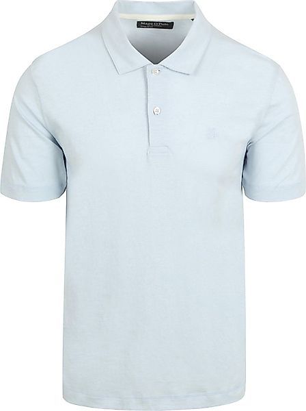 Marc O'Polo Poloshirt Slubs Starlight Blau - Größe L günstig online kaufen