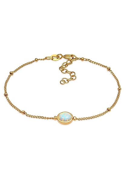 Elli Armband Opal Edelstein Kugelkette 925er günstig online kaufen