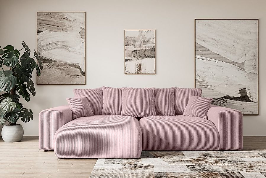 ALTDECOR Ecksofa ESKAR-L, Couch mit Schlaffunktion, Wohnzimmer - Wohnlandsc günstig online kaufen