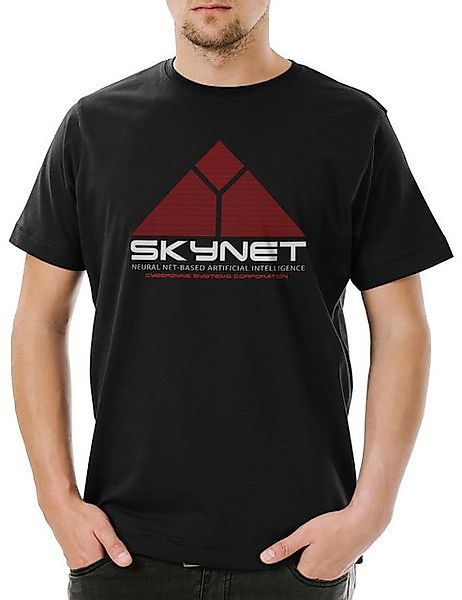 Urban Backwoods Print-Shirt Skynet Herren T-Shirt Research Cyberdine System günstig online kaufen