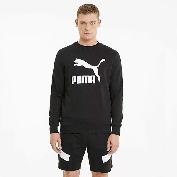 PUMA Classics Logo Crew Neck Herren Sweatshirt | Mit Aucun | Schwarz | Größ günstig online kaufen