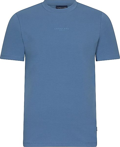 Cavallaro Darione T-Shirt Logo Blau - Größe L günstig online kaufen