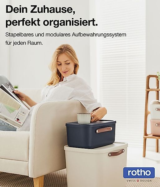 ROTHO Aufbewahrungsbox (Aufbewahrungsset, 3er-Set) günstig online kaufen