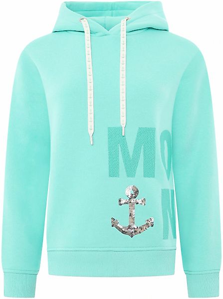 Zwillingsherz Sweatshirt "Moin" mit Paillettenanker und günstig online kaufen
