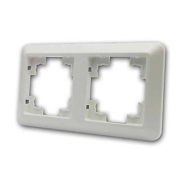 McPower CUP Rahmen 2-Fach Weiß Zweifachrahmen günstig online kaufen