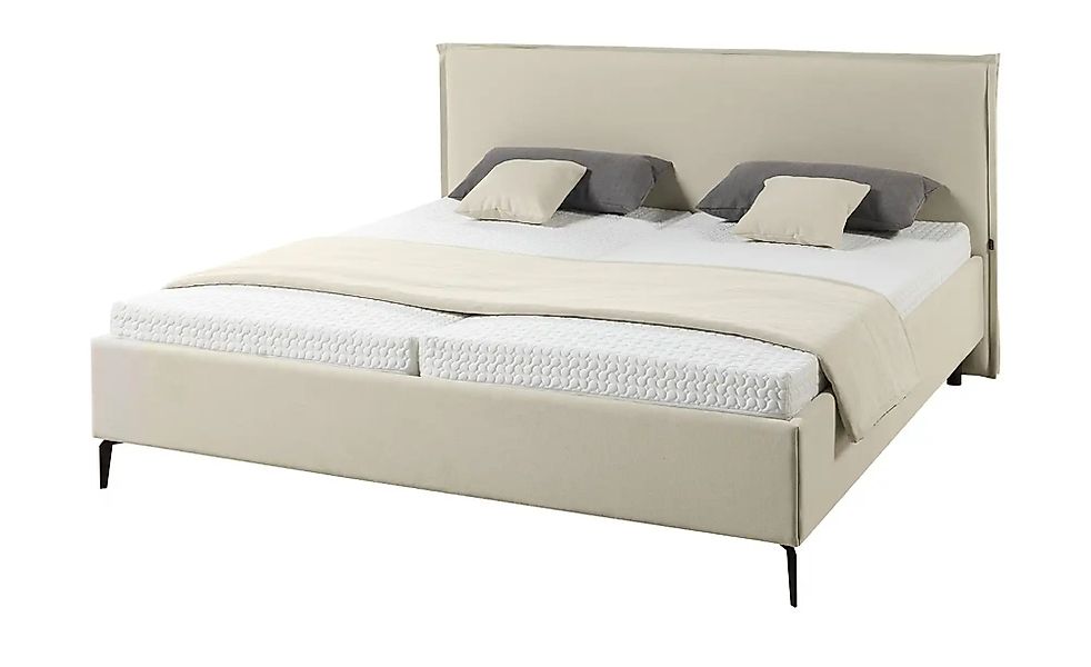 Musterring Polsterbettgestell  Elos ¦ creme ¦ Maße (cm): B: 155 H: 112 Bett günstig online kaufen